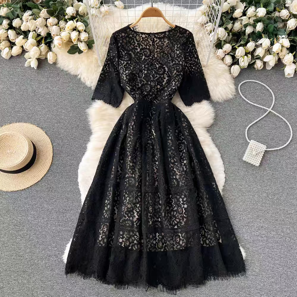 Kind feelings all lace dress FD37 images